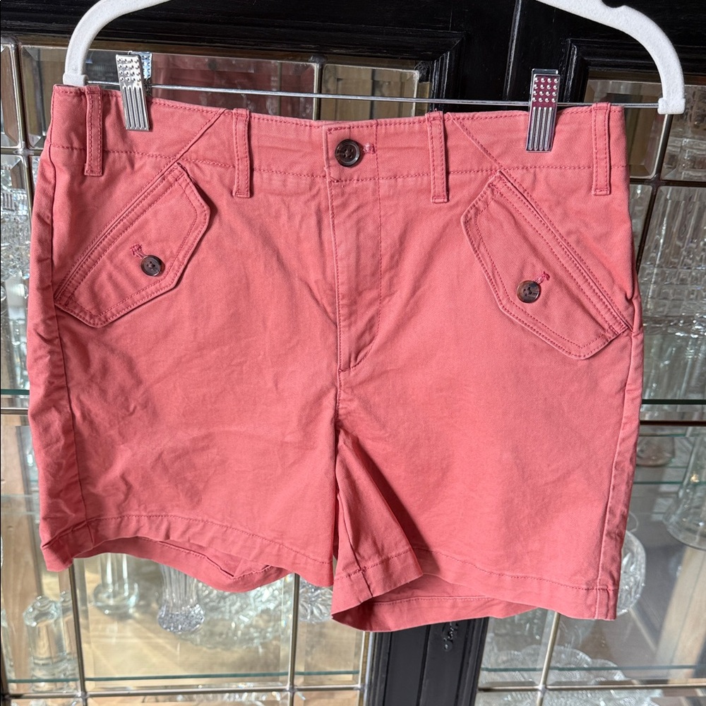 Banana Republic Coral Cargo Shorts